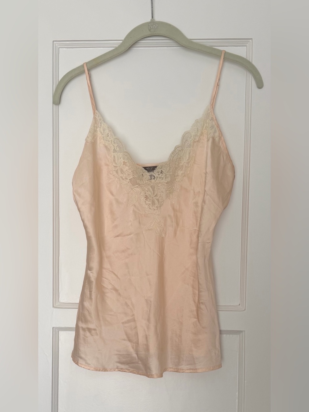 Julianna Rae Silk Camisole with Lace Trim